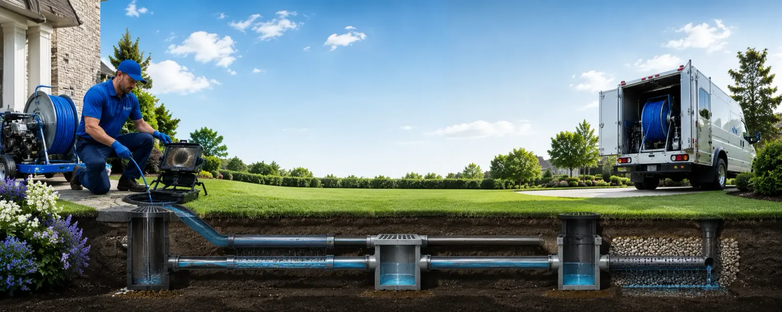 Outdoor drain cleaning information for Fairmount, ND